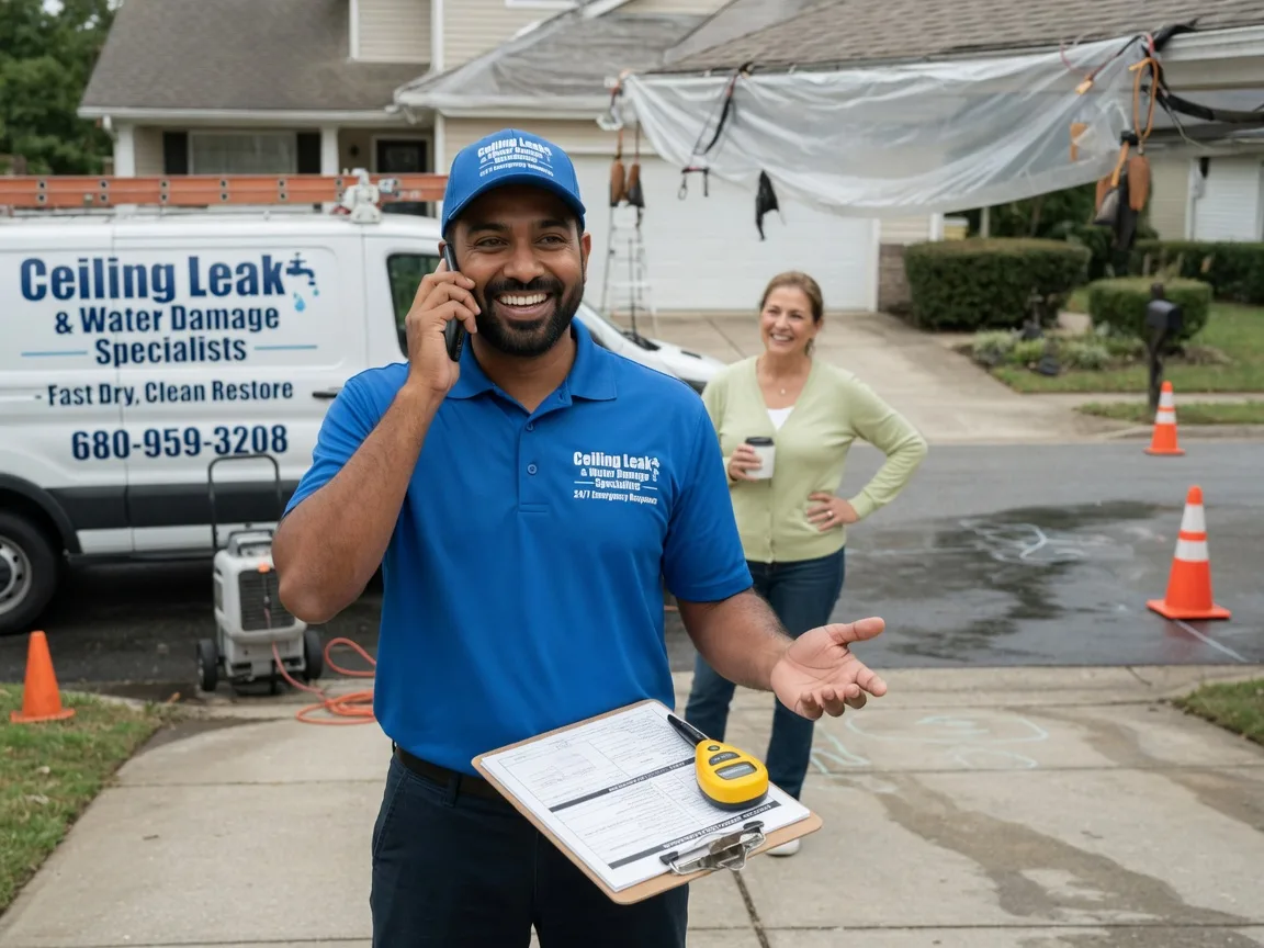Ceiling Leak Cleanup Hoehne, CO FAQs